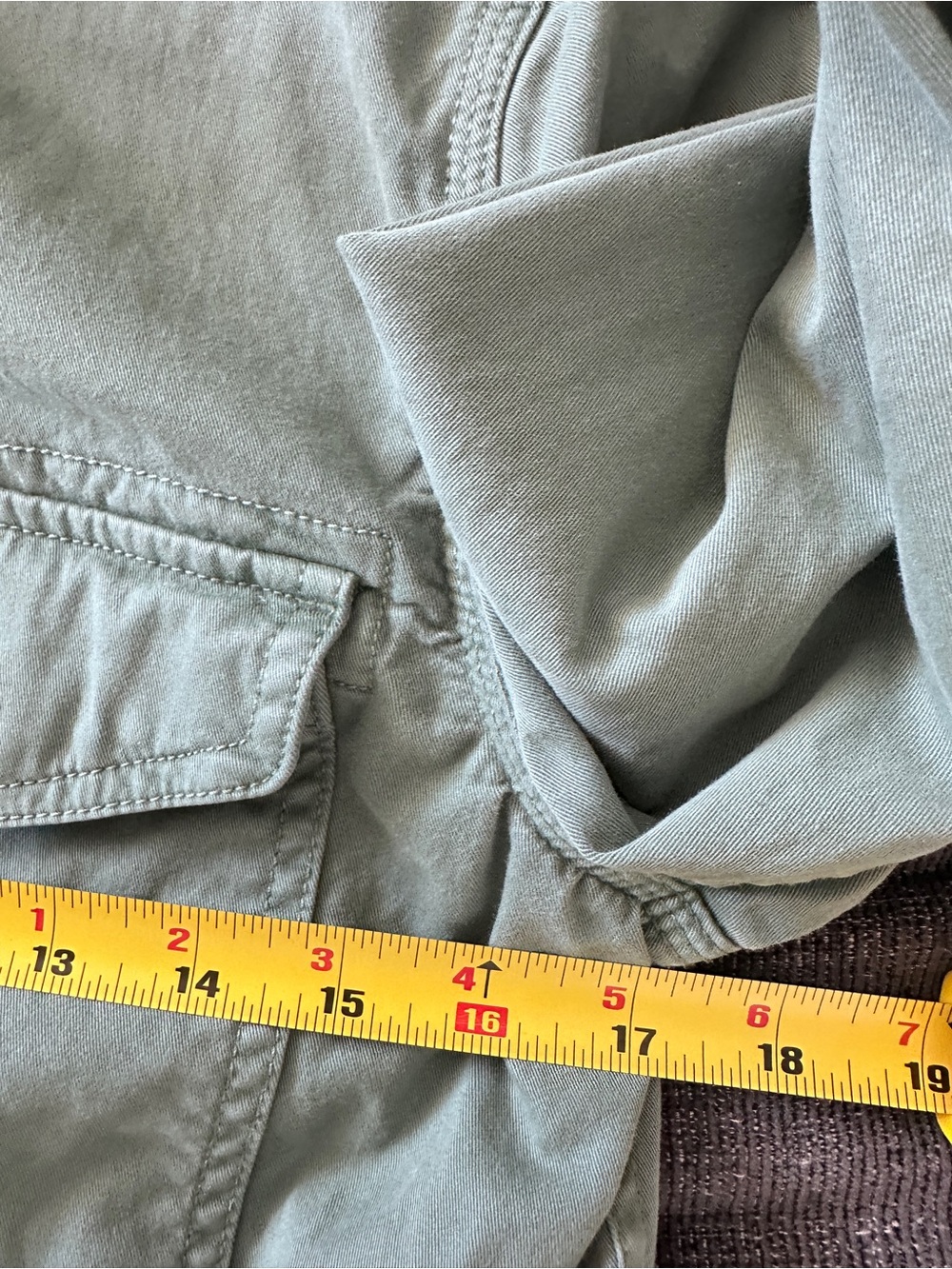 GAP Green Utility Field Jacket Drawstring XS - Picture 11 of 13